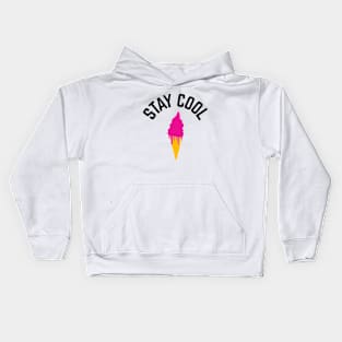 Stay cool Ice Cream Kids Hoodie